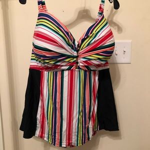 Lane Bryant swim suit top NWT 46 DDD